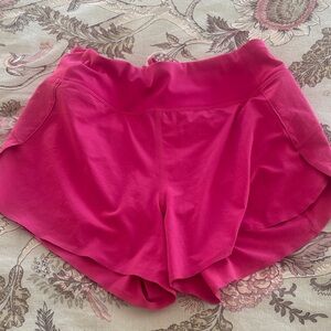 Athleta Bright Pink Women’s Athletic Shorts, Run With It Shorts, 3.5 inch, XS